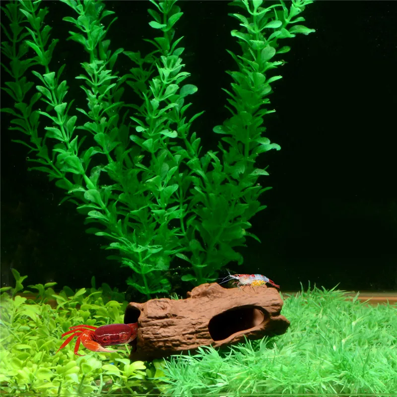 Полое дерево из смолы украшение для ствола дерева аксессуары рыб Betta украшения