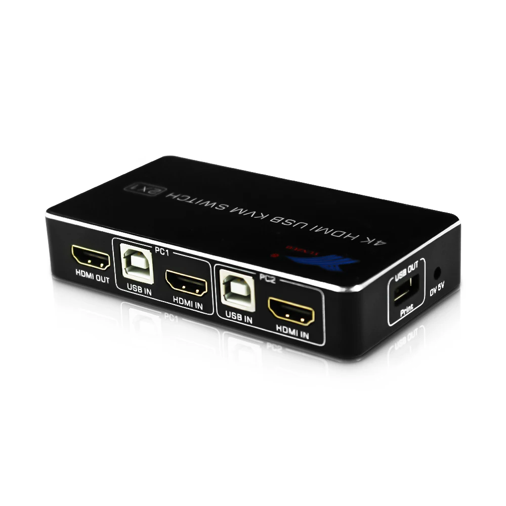 Переключатель KVM HDMI 4k x 2k 60 Гц 2 0 порта выход в 1 usb-принтер обмен бесплатным диском