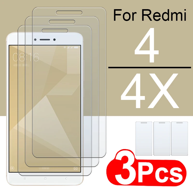 1 3 шт защитное стекло на для Xiaomi redmi 4 x 4x radmi x4 экран протектор kisomi mi4x бронированный