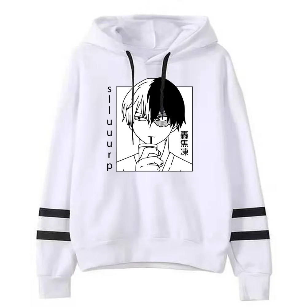 

Boku No Hero Academia Shoto Todoroki Hoodie Long Sleeve Pullovers Tops Unisex