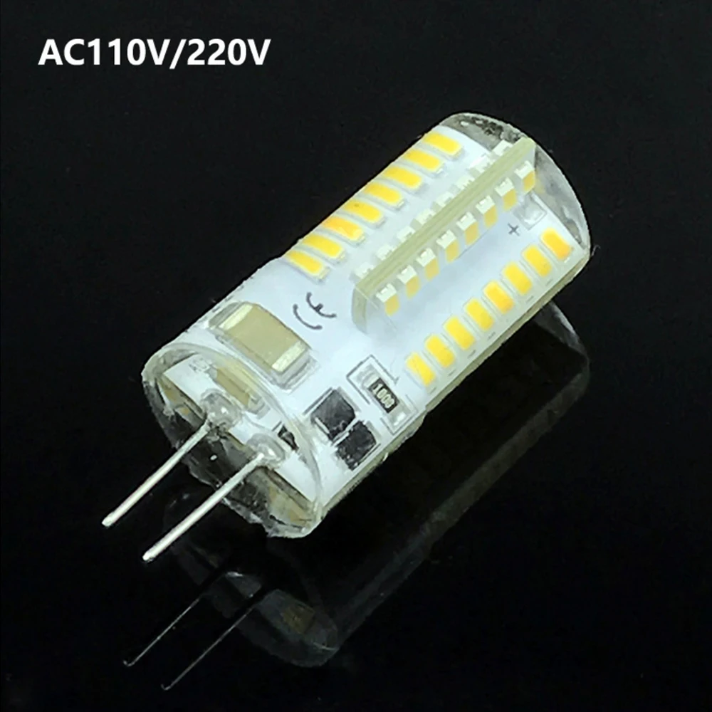 2 шт. G4 светодиодный лампы 3W 5 Вт 3014SMD светильник ручка розетка лампочка DC/AC DC 12 В/220