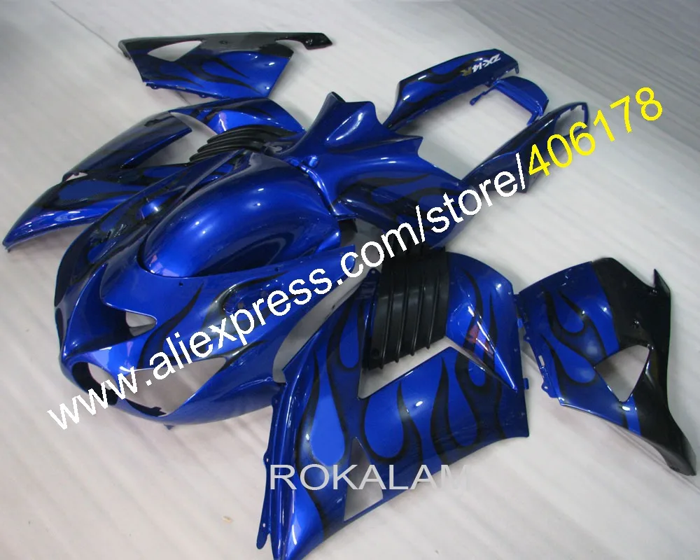 

06-11 ZX-14R ABS Fairing Kit For kawasaki Ninja ZX14R 2006 2007 2008 2009 2010 2011 Blue Motorcycle Fairings (Injection Molding)