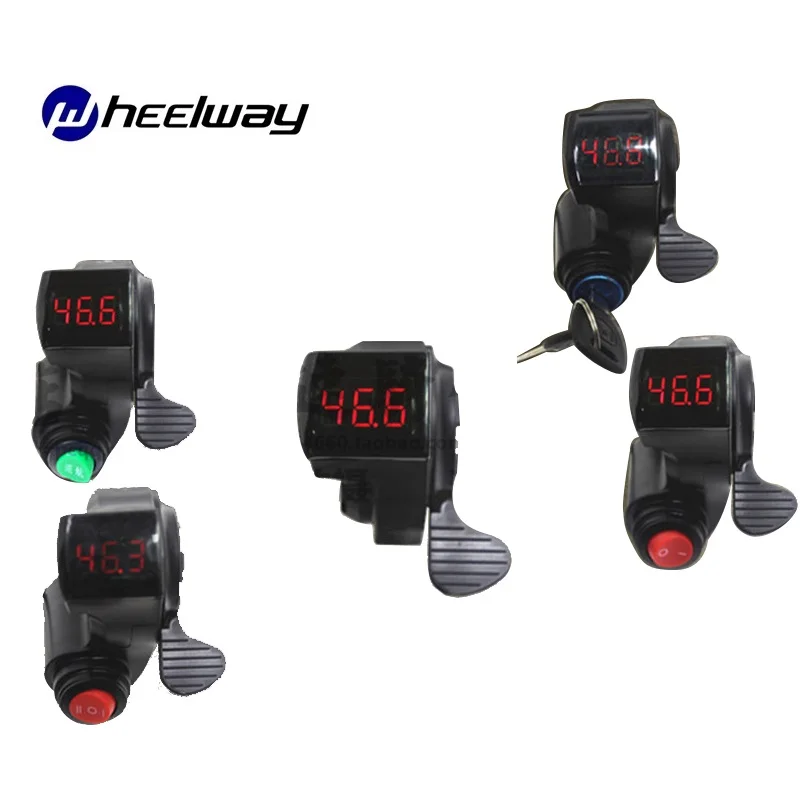 Дроссельная заслонка на палец для электрического велосипеда с 3 мя скоростями