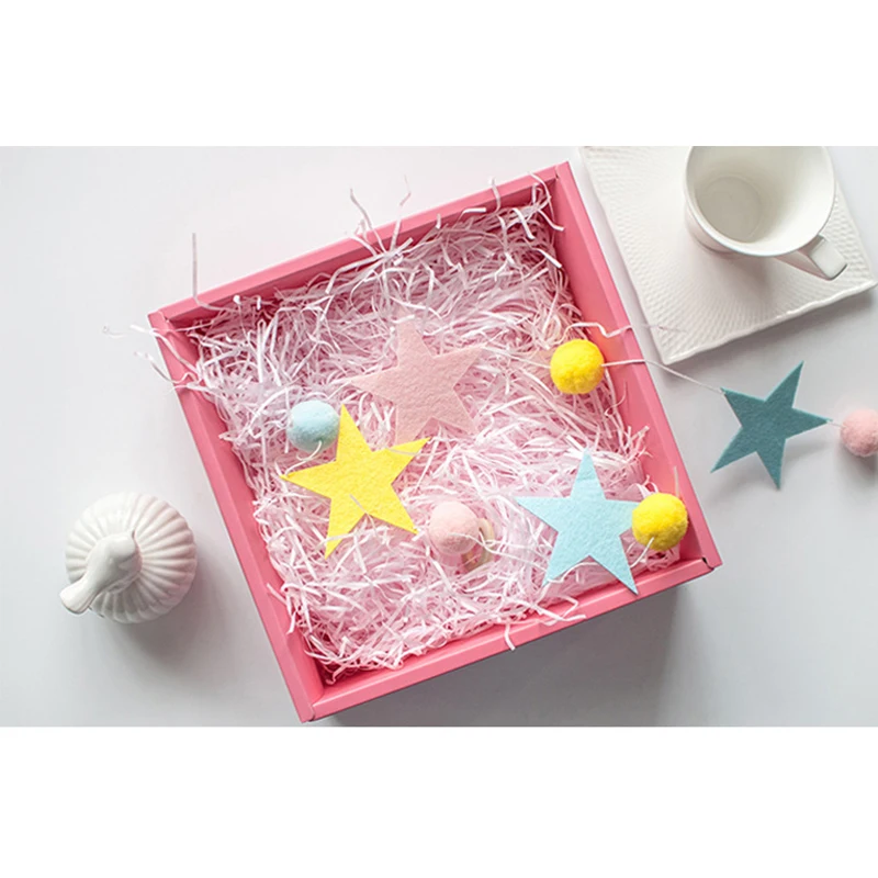 100 г измельченная цветная бумага со складками для оформления вечеринки