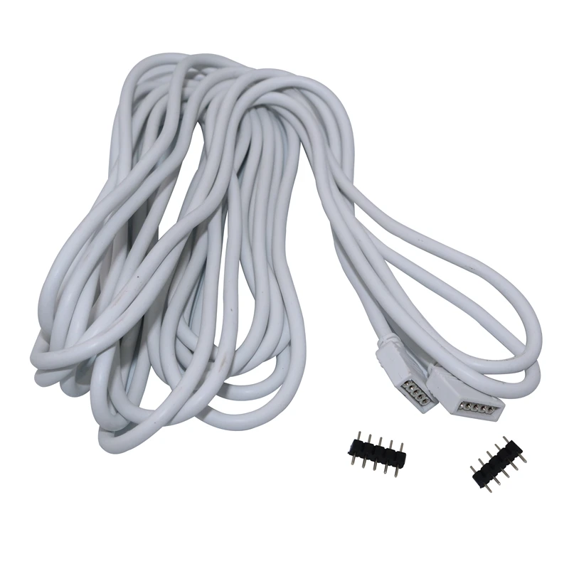 Кабель удлинитель для светодиодсветильник ленсветильник 5 контактов 50 см 1 м 2 3 5050