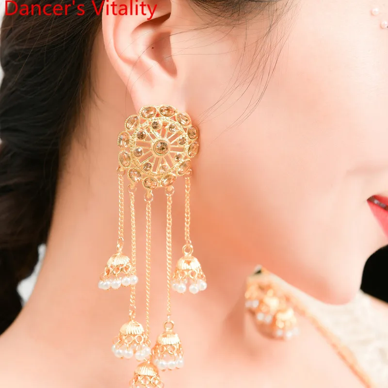 Женские аксессуары для индийских восточных танцев живота серьги-подвески на лоб