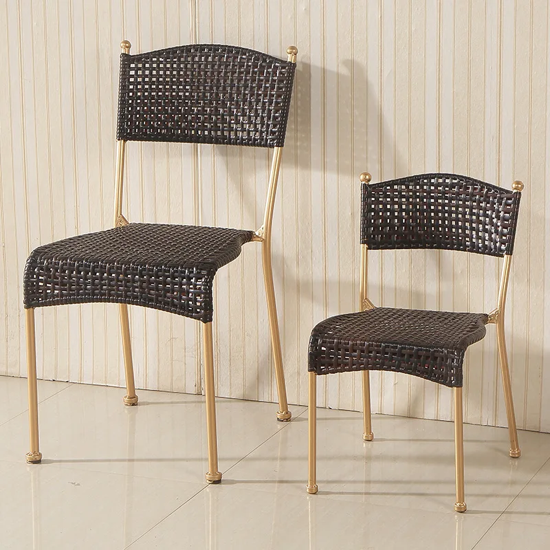 Стул из ротанга маленький стул может накладываться на домашнюю гостиную детский