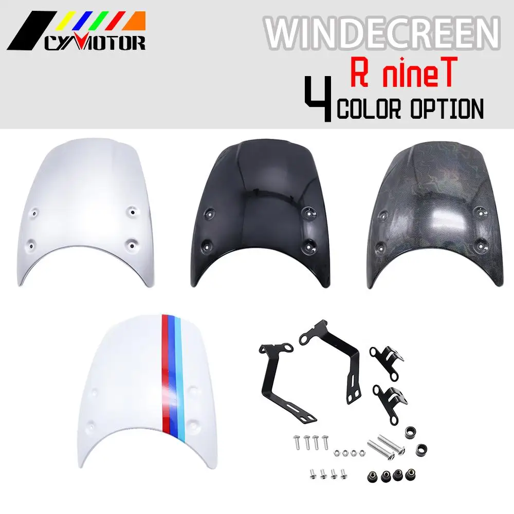 Мотоцикл Алюминиевый лобовое стекло ветровое для BMW R NINE T NINET 2014 2019 Высокое