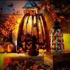 Абажур для Хэллоуина, крышка с лампой летучая мышь, Тень для пауковлетучих мышей, кружевная лента-занавеска для камина, украшение для дома на Хэллоуин