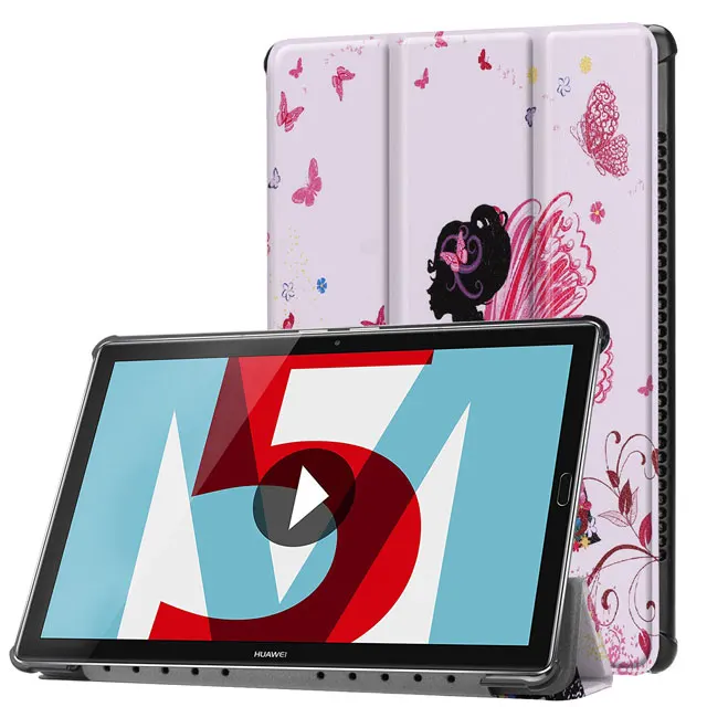 Чехол для huawei MediaPad M5 10,8 с откидной подставкой, умный чехол из искусственной кожи, чехол для huawei Mediapad M5 10 Pro CMR-AL09/W09, чехол для планшета - Цвет: Nv Hai