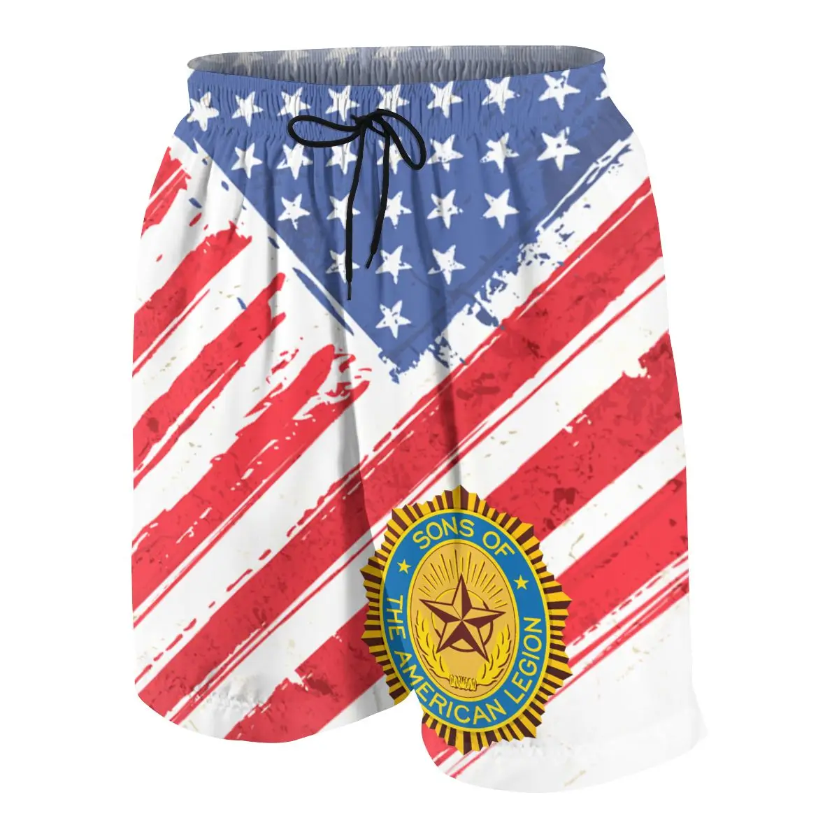 

Sons Of The American Legion Summer Young Shorts Cotton For Beach Short Sports Pants 3D Print Elastic Fashion Wild Leisure