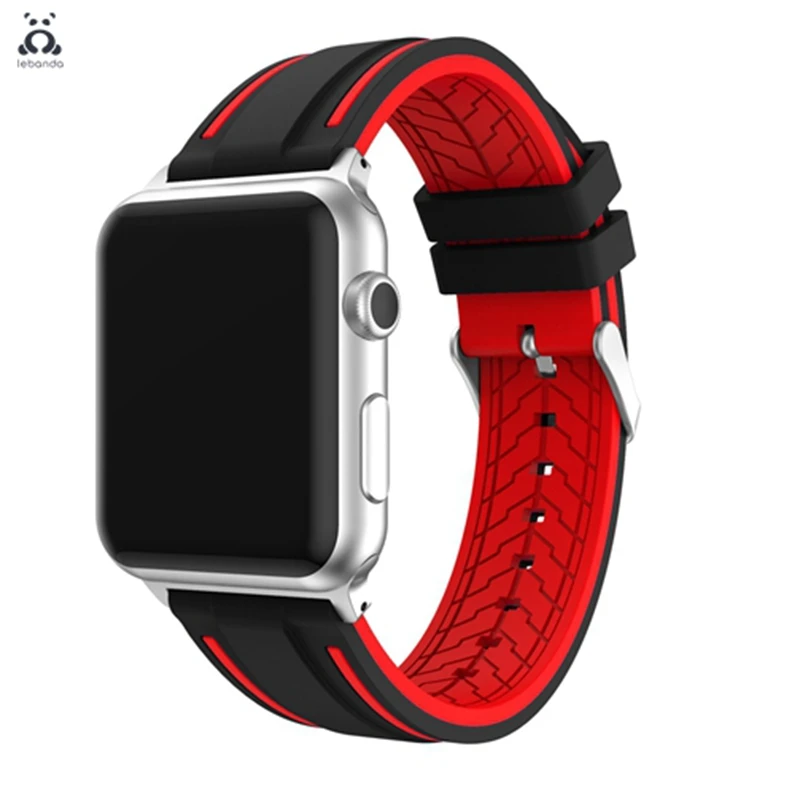 Ремешок мягкий силиконовый для apple watch 7 6 SE 5 4 3 iwatch 41 мм 45