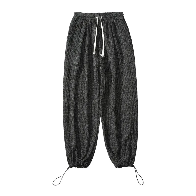 

2020 Autumn And Winter New Youth Popular Korean Men's Loose Woolen Material Beam Pants Fashion Casual Bloomers M-2XL