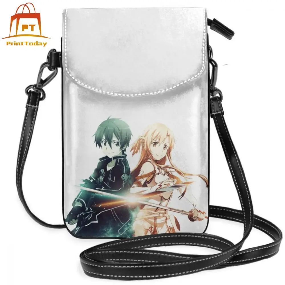Сумка на плечо для книг Sword Art Online кожаная Двойная Экспозиция свадебные