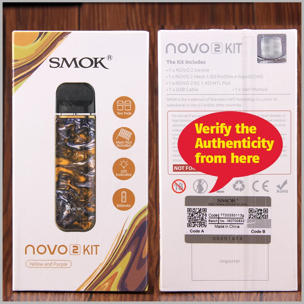 SMOK pod starter kit SMOK novo 2 kit cobra covered vape pen kit с 450 мАч встроенным аккумулятором 2 мл емкость pod system kit