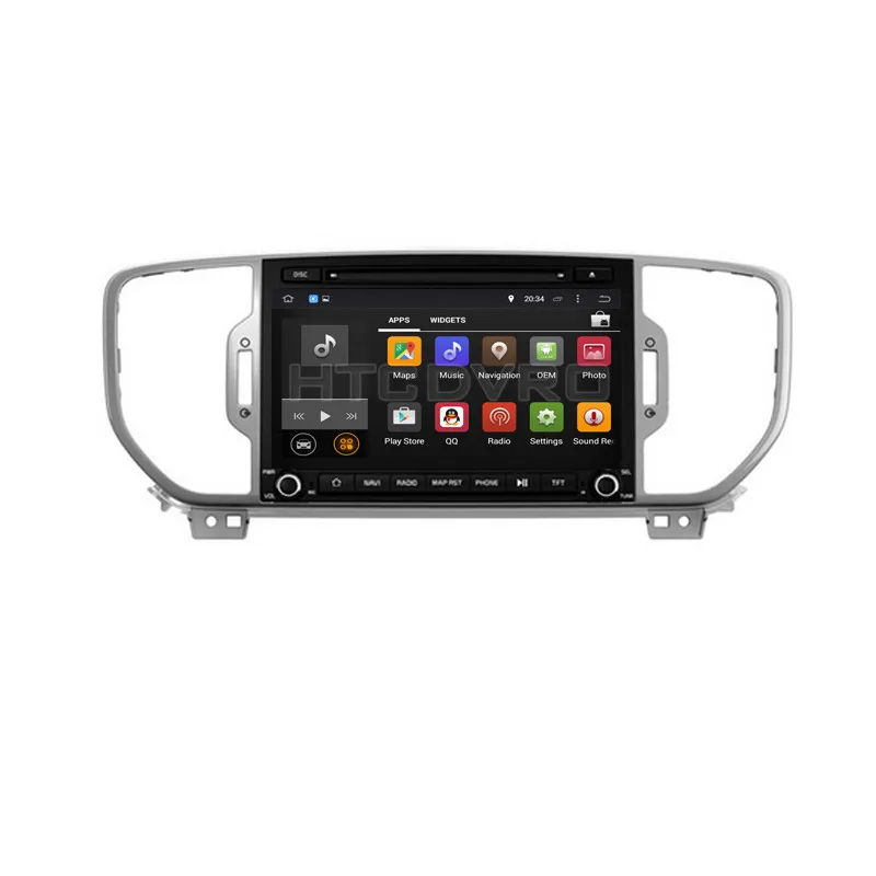 YMODVHT 8 дюймов 4G Восьмиядерный Android 9 0 7 1 Автомобильный DVD плеер для Kia Sportage 2016 GPS авто