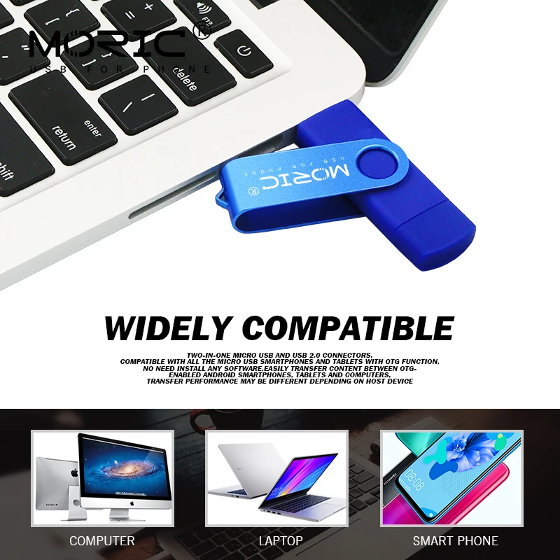 Usb флеш-накопитель 32 Гб металлический смартфон флешка 64 128 OTG 2 0 внешний накопитель