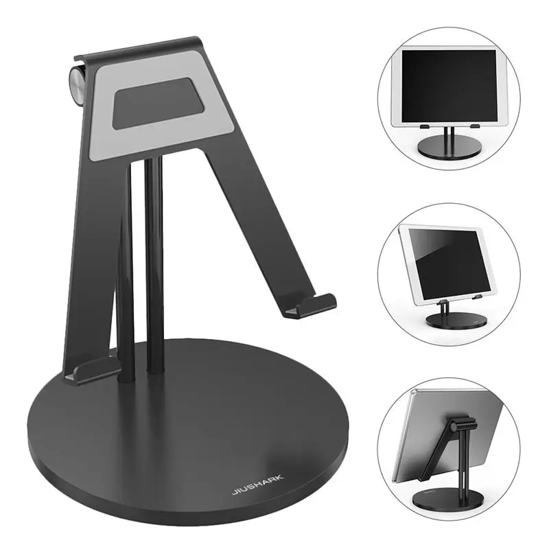 

Aluminium Tablet Stand Holder Adjustable Desktop Tablet PC Holder Stand Bracket