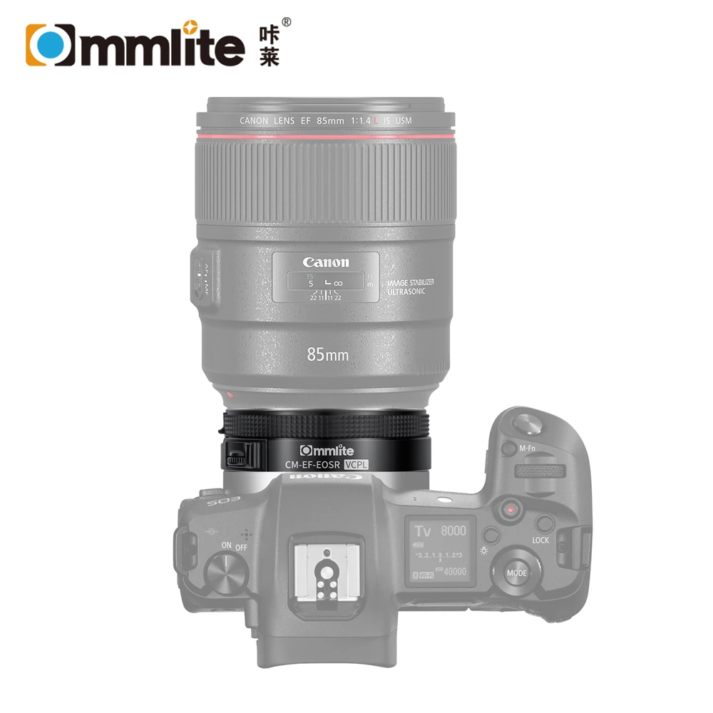 COMMLITE CM-EF-EOSR VCPL AF Mount Adapter For Canon EF/EF-S Lens to EOSR/RF Camera with Variable CPL | Электроника