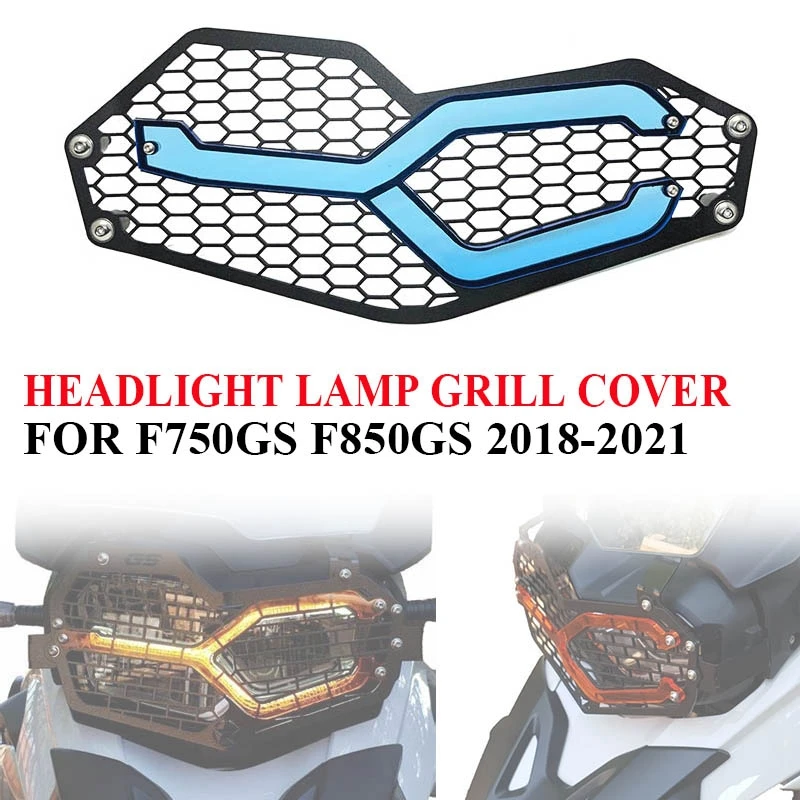 

Motorcycle Headlight Lamp Grille Cover Headlight Guard Protector for BMW F750GS F850GS 2018 2019