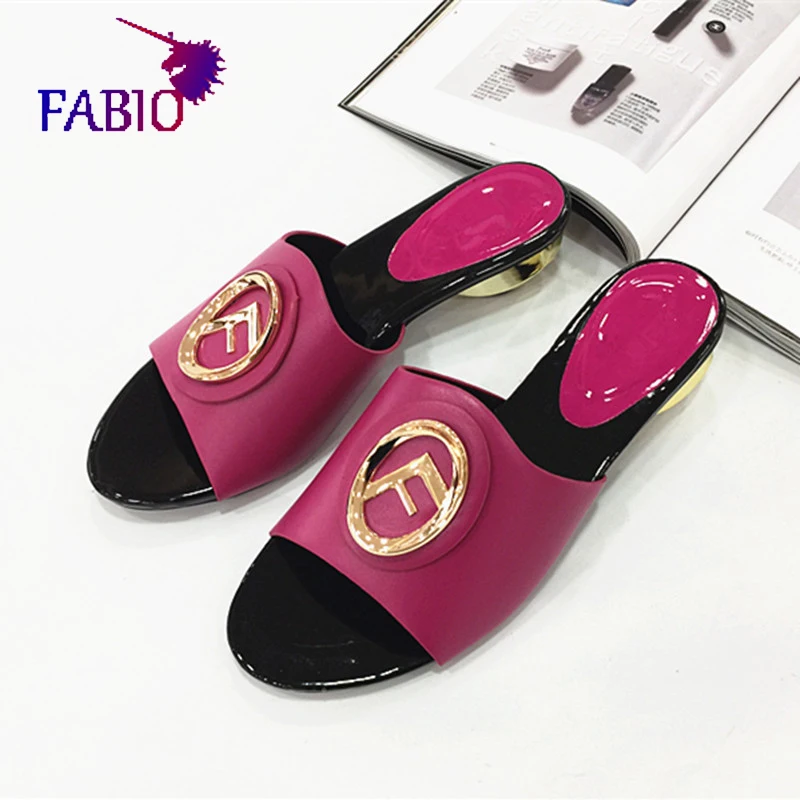 Женские туфли на низком каблуке в Африканском и нигерийском стиле|Тапочки| |