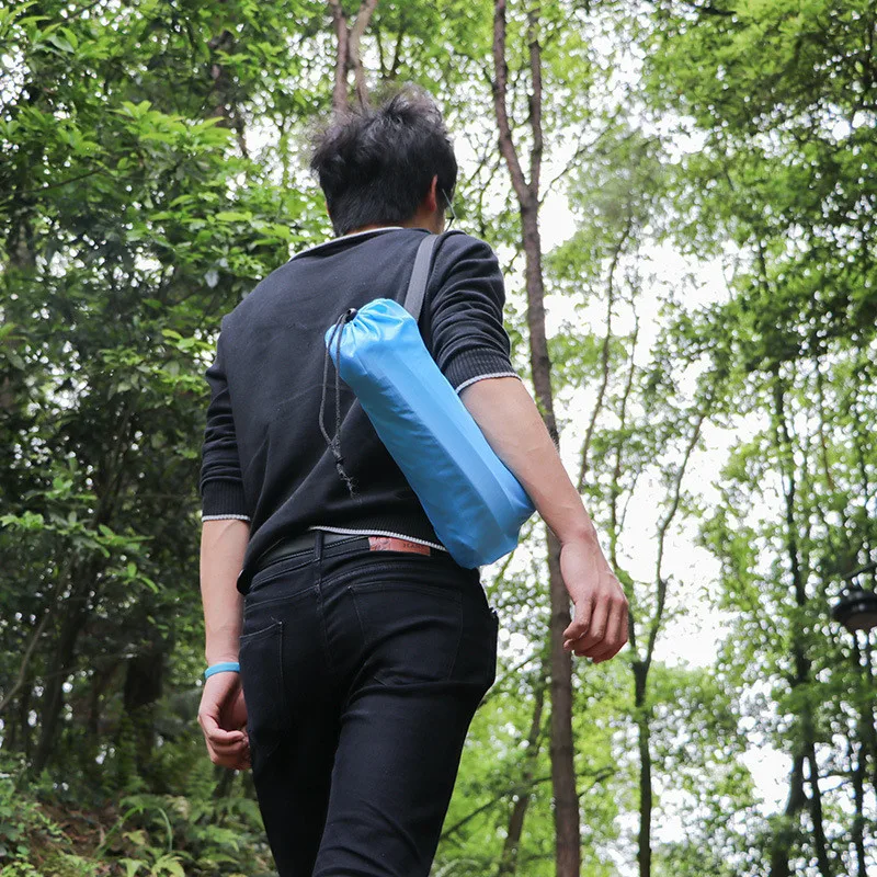 Двухслойный надувной диван кровать для кемпинга быстрая надувная ленивая сумка