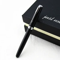 high end matte black fine nib fountain pen business office gift jinhao 75 silver clip ink pens luxury gift