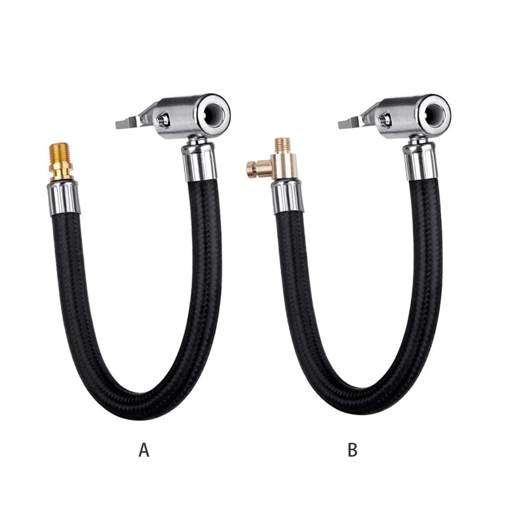 

10-60cm Vehicle Air Pump Extension Tube Motorcycle Tire Inflator Hose Connection Quick Inflation Chuck Noninflatable