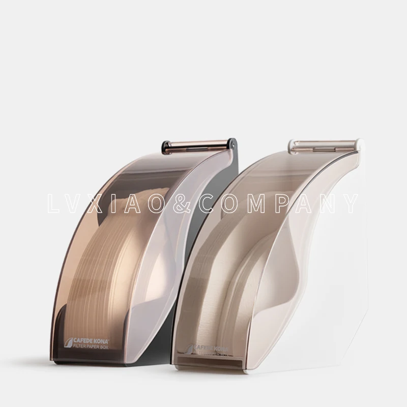 CAFEDE KONA ручной капельный фильтр коробка V60 бумажный держатель Пылезащитная для