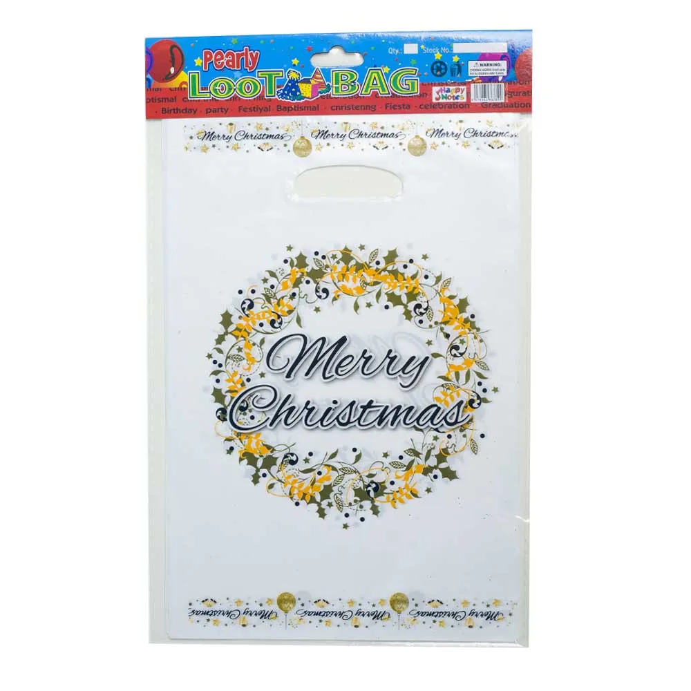 10 шт рождественские подарочные пакеты сумка ПВХ Рождественские украшения для