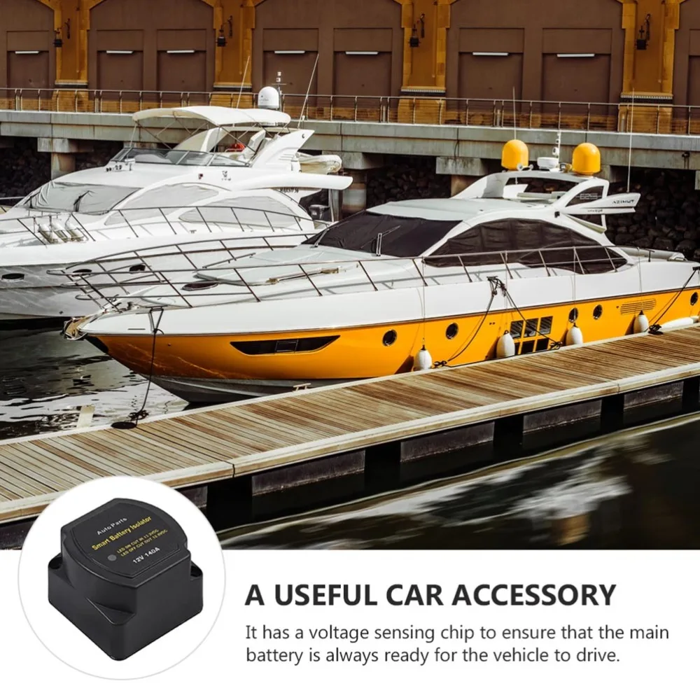 

1 Set 12V 140A Voltage Sensing Relay VSR Double Battery Automatic Charger Relay