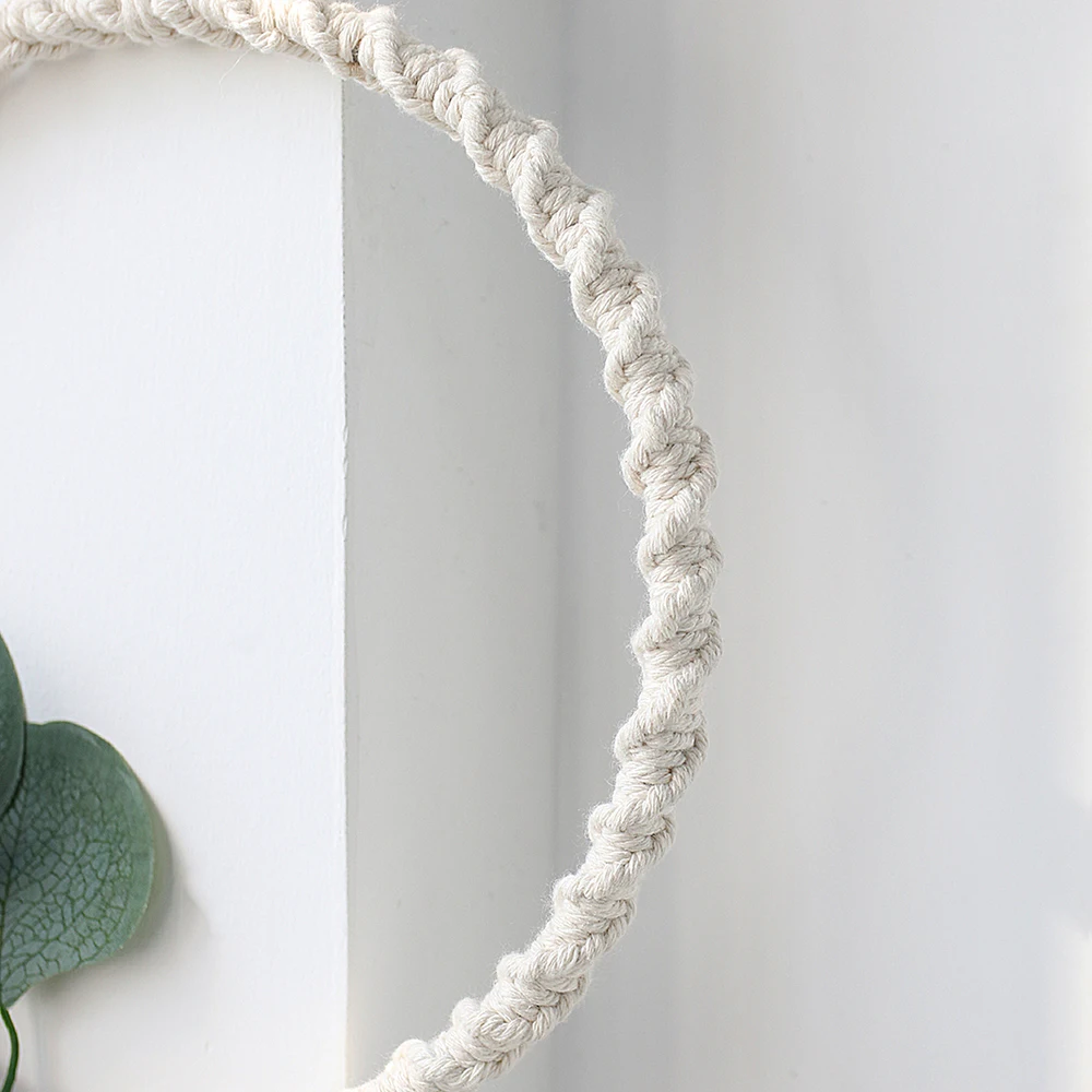 Искусственные цветы весенний венок настенный свадебный Декор для дома