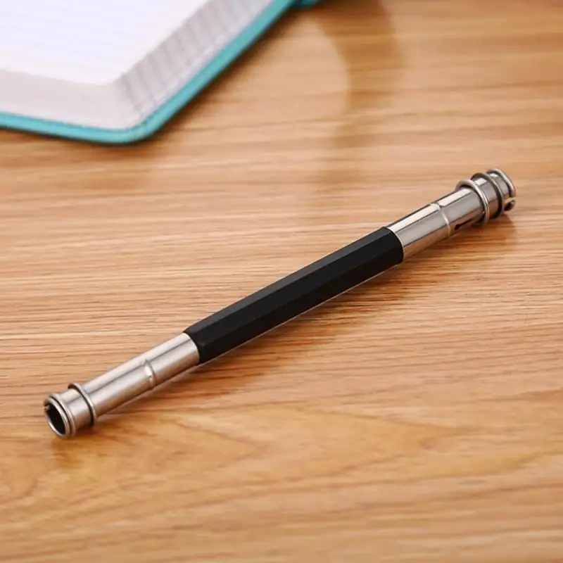 

Metal Adjustable Dual Head Pencil Extender Holder Sketch School Office Painting Art Write Tool for Writing Gift