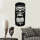 Древняя африканская маска майя в этническом стиле, Виниловая наклейка на стену, домашний декор, художественные Настенные обои WL1650