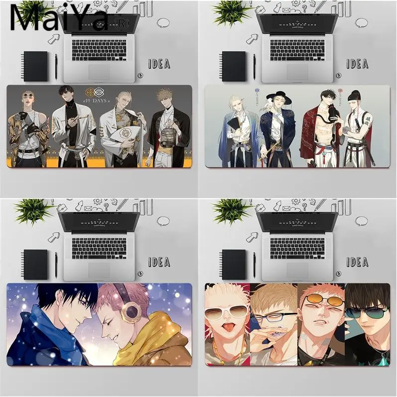 

Maiya Top Quality 19 days Rubber Mouse Durable Desktop Mousepad Free Shipping Large Mouse Pad Keyboards Mat
