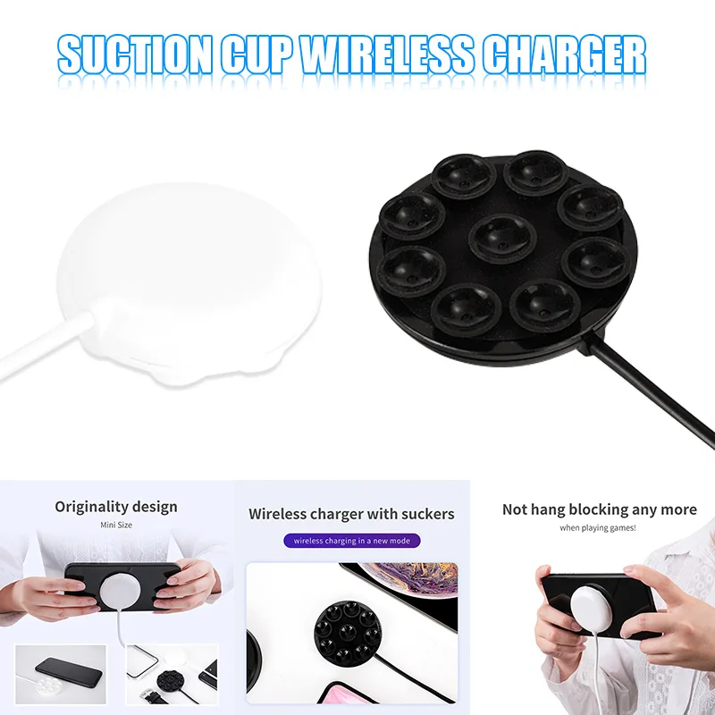 

Sucker Type Wireless Charger with Two Charging Modes Anti-scratch Process DJA99