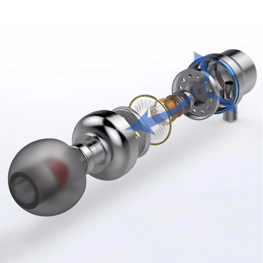 Универсальные наушники вкладыши с басами и микрофоном проводные дистанционным