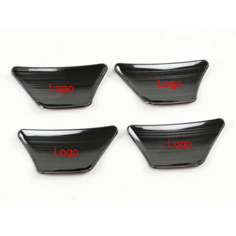 

Tonlinker Interior Door Handle Bowl Cover stickers for Peugeot 3008 508 2017-19 Car styling 4 PCS Stainless steel Cover stickers