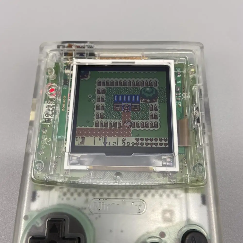 Стекло зеркальные с прозрачными линзами подходит для приставка Gameboy GB GBP GBC GBA GBASP.