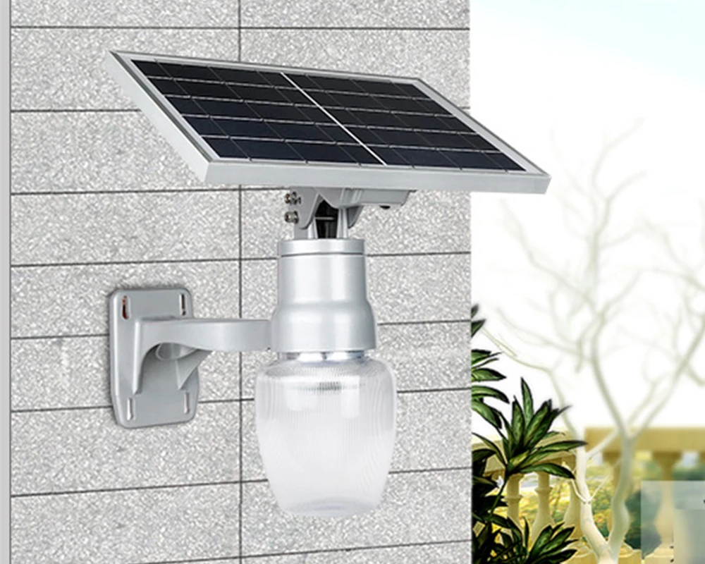 Уличный фонарь на солнечной батарее водонепроницаесветильник уличное освещение