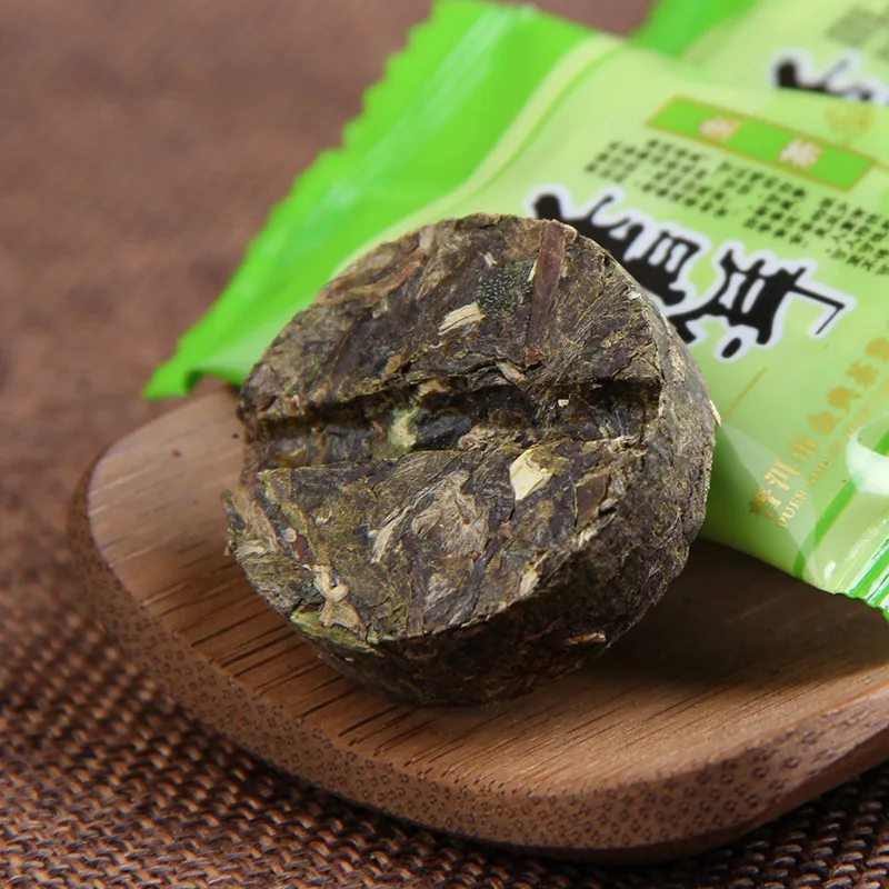 Китайский чай Юньнань Пуэр Золотой классический конфеты Бумажные Клейкие Рисы