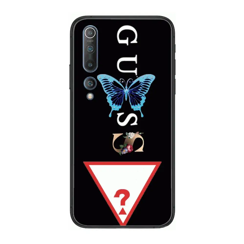

Luxury popular brands Phone Case For xiaomi mi11 5g 10 liti Ultra 9Pro SE 3 8 Note Anime Black Cover Silicone Back Pretty tpu