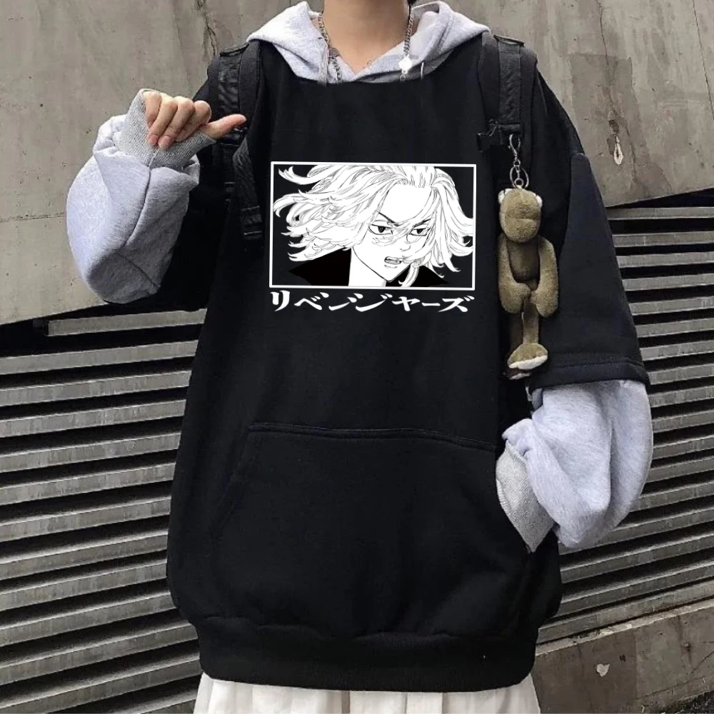 

Winter Hoodie Anime Tokyo Revengers Mikey Pullovers Tops Hip Hop