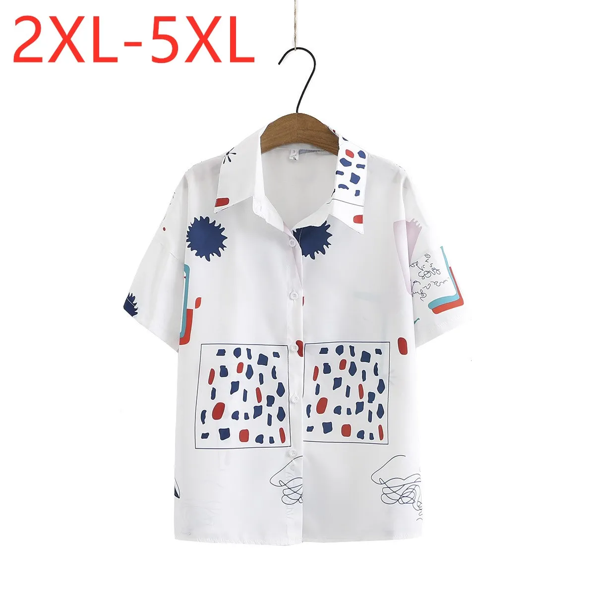 

Новинка 2021 Летняя женская обувь размера плюс, топы для женщин, женские босоножки больших шифоновая блуза с коротким рукавом Свободные повсе...