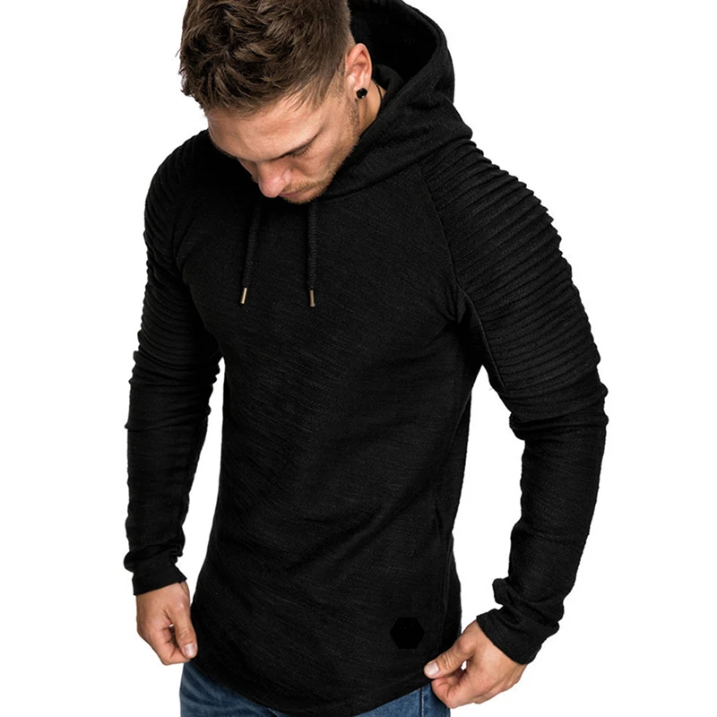 

2022 New Sweatshirt Men Hoodies Brand Male Long Sleeve Solid Hoodie Men Black Spring Autumn Hooded Sweatshirt