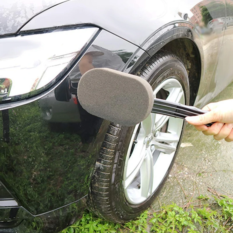 Щетка для воска автомобильных шин с длинной ручкой губчатая щетка Специальная