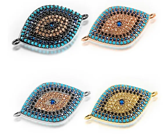 15*27 мм индейки сглаза кристалл микро проложить cz Циркон кубического циркония