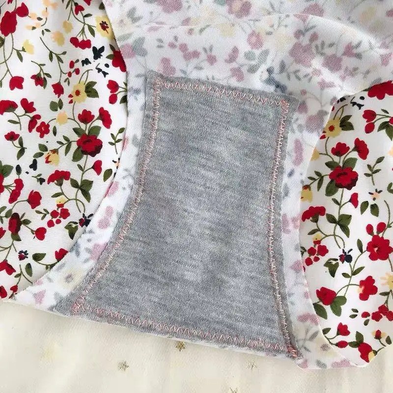 Floral Print Women Underwear Seamless Sexy Panties Middle-Rise Women's Ladies Cotton Pants Calcinha Feminina panties | Женская
