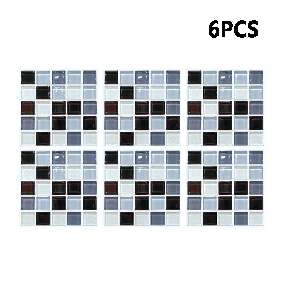 6 шт. маслостойкий кухонный декоративный домашний питомец ванная 3D