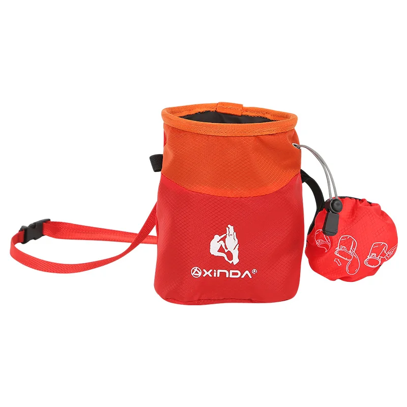 

XINDA Outdoor new arrival high quality light chalk bag for rocking climbing bouldering men and women Climbing gym Magnesium Bag